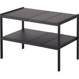 Yamazaki Keukenkast Organizer Uitschuifbaar - 2 niveau - Tower - Zwart