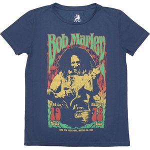 Bob Marley - 1978 Dames T-shirt - S - Blauw