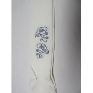 Noukie's , panty , collant , gebroken wit bloem, 4 jaar /  25