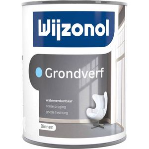 Wijzonol Grondverf Op Waterbasis 0,5 Liter Op Kleur Gemengd