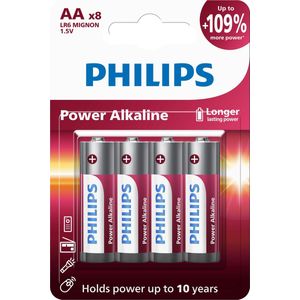 Philips Power alkaline AA 8 pack