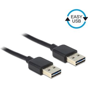 USB Kabel Delock A - A St/St 1.00m zw Easy USB