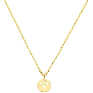 Collier Sterrenbeeld 41 + 4 Cm Zilver Verguld (Geel)