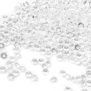 Bruiloftsdecoratie - Diamantkralen en kristallen voor vazen - Heldere kristallen - 2 verpakkingen .