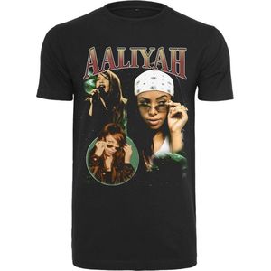 Mister Tee - Aaliyah Retro Heren T-shirt - M - Zwart