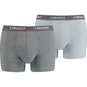 HEAD heren 2P boxers basic wit & grijs