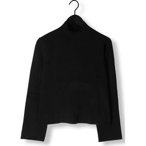 Minus Lupi High Neck Knit Pullover Truien & vesten Dames - Sweater - Hoodie - Vest- Zwart - Maat L