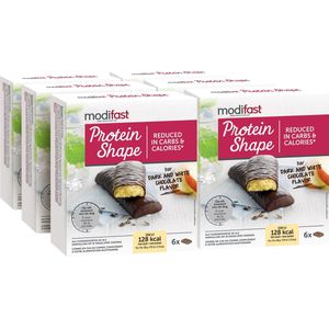 Modifast Protein Shape Reep Pure en Witte Chocolade - 6x6 stuks