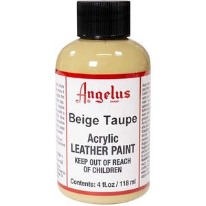 Angelus Leather Acrylic Paint - textielverf voor leren stoffen - acrylbasis - Beige Taupe - 118ml