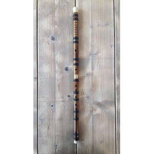 Dizi - Traditionele Chinese Fluit  + Alle Accessoires - Bamboe - Hoge Kwaliteit D (Middel)