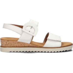 Gabor - 752 - Sandalen - Wit - Sleehak - Dames