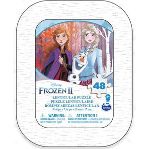 Spin Master Games Frozen 2 puzzel met 3D-effect in blik om te verzamelen