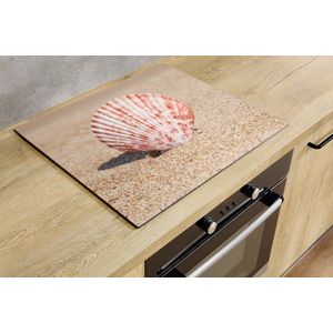 Inductiebeschermer - Seashell - 89.6x51.6 cm - Inductiebeschermer - Inductie Afdekplaat Kookplaat - Inductie Mat - Anti-Slip - Keuken Decoratie - Keuken Accessoires