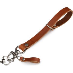 Camera wrist strap - quick release Cognac