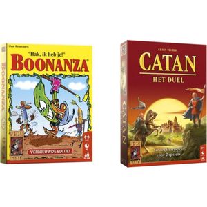 Spellenbundel - Kaartspellen - 2 Stuks - Boonanza & Catan: Het Duel