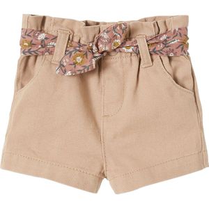 Vertbaudet Babyshort met elastische taille met knoopriem