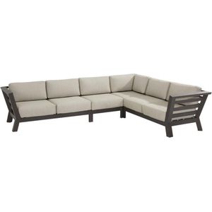 Meteoro hoek loungeset 4-delig antraciet 4 Seasons Outdoor