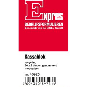 Sigel kassablok - Expres - 150x110mm - 2x50 vel - SI-40925