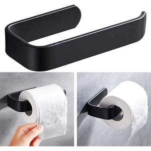 *** Premium Toiletrolhouder - Wandhaak - Zwart -Design - van Heble® ***