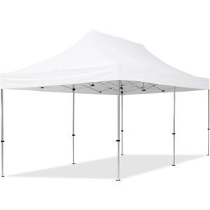 3x6 m Easy Up partytent Vouwpaviljoen, ECONOMY alu 32mm, wit