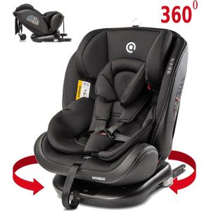 Mundo Rotario isofix Autostoel omkeerbaar groep 0+1+2+3 (tot 12 jaar) voorwaarts en achterwaarts vervoeren