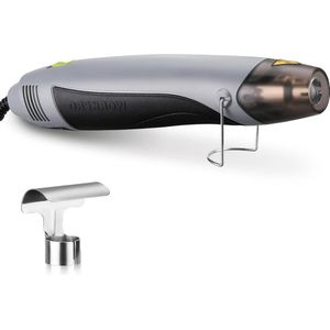 Handbediend Warmtepistool - 400W Mini Heteluchtpistool met Reflectormondstuk - 2 Temperatuurinstellingen - 300℃/500℃ - Ideaal voor Embossing Knutselen Krimpen Verpakken Drogen Verf
