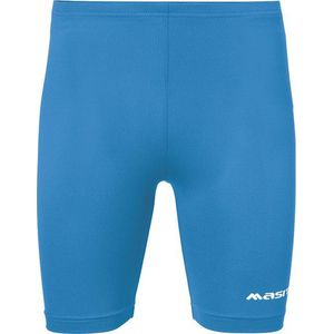 Masita | Slidingbroek Voetbal Heren & Dames - Slidingshort - Tight  - Dry-Comfort Ademend Vochtregulerend - Sky - 152