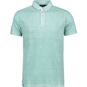 Superdry polo shirt textured jersey mint groen - XL