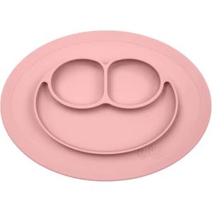 Ezpz mini placemat en bordje in één Blush Roze - Vriezer: Y