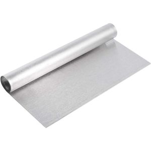 Deegsnijder en deegspatel van roestvrij staal voor bakken - 20 x 10 cm