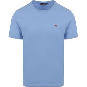 Napapijri - Salis T-shirt Lichtblauw - Heren - Maat XXL - Regular-fit