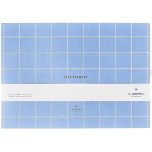 A-Journal Deskplanner - Weekplanner - Lavendel blauw
