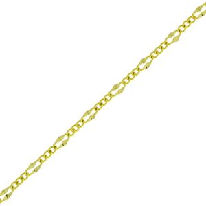 Gouden Gourmette Armband 18 cm 2.5 mm 18 karaats