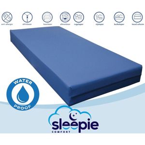 Sleepie Comfort® Zorgmatras Matras - Incontinentie - Waterdicht - Medium Koudschuim HR45 - 70x190 - circa 20 cm - Anti Bacterieel - CertiPUR® en Oekotex gecertificeerd - 100 % Veilig