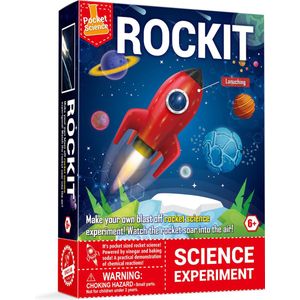 Pocket science- scheikunde experimenteerset - experimenten voor kinderen - experimenteerdozen - ruimteschip - T2505