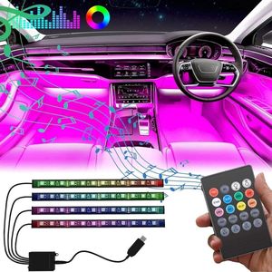 Sfeerverlichting Auto - Led-binnenverlichting RGB Neon Ledstrip