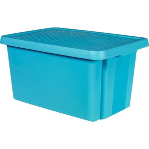 Curver Essentials opbergbox + deksel  - 45 l - Blauw