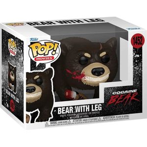 Pop Movies: Cocaine Bear - Bear with Leg (Bloody) - Funko Pop #1452