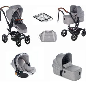 Jane Crosswalk R1 (Dim Grey 2021) + Micro + iSize Koos + gratis luiertas & regenhoes t.w.v. €139,-