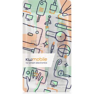 kwmobile 2x armband geschikt voor Fitbit Versa / Versa Lite / Versa 2 - Bandjes voor fitnesstracker in oudroze / grijs