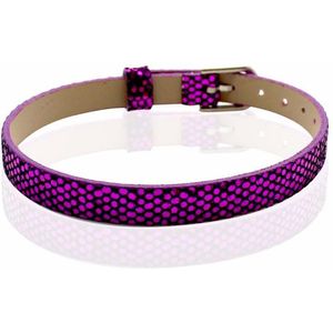 Montebello Armband Akoi P - Dames - PU leer – Glitter - 20.5 cm