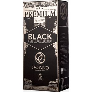 Organo - Gourmet Black Coffee - Instantkoffie verrijkt met organisch Reishi poeder - Ganoderma Lucidum - Rijke smaak - Gemakkelijk te bereiden gastronomische koffie