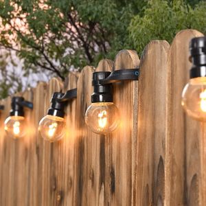 LumenXL lichtsnoer voor buiten 58 meter - 120 1 watt U-vorm filament LED lampen 2700K - IP20 dimmer