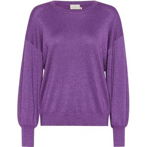 Kaffe T-shirt Karegina O Neck Knit 10507977 193022 Gloxinia Dames Maat - XL