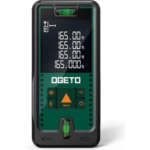 Laserafstandsmeter met LCD-Achtergrondverlichting - Nauwkeurige Metingen tot 50m