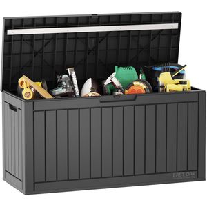 Waterdichte Opbergbox voor Tuin, Balkon en Terras - 227 Liter Kussenbox - Weerbestendig en UV-Beschermd - 107 x 43 x 55 cm