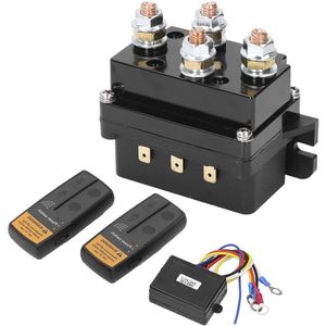 Titel:12V Handset Schakelaar Controller Slijtvaste Draadloze Lier Afstandsbediening Kit voor 8000lbs-12000lbs ATV UTV