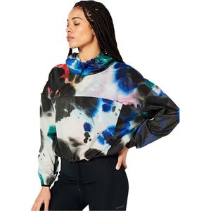 SUPERDRY Run Lw Rain Shell Vrouwen Abstract Ink Large - Maat L