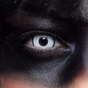 Boland - Weeklenzen White demon - Volwassenen - Halloween en Horror - Halloween contactlenzen - Horror