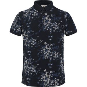 Gabbiano Poloshirt Polo Pique Allover Print 234540 301 Navy Mannen Maat - 3XL